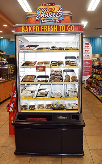 Store Fixture for a Sheetz convenience store.