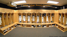 custom locker room cabinets